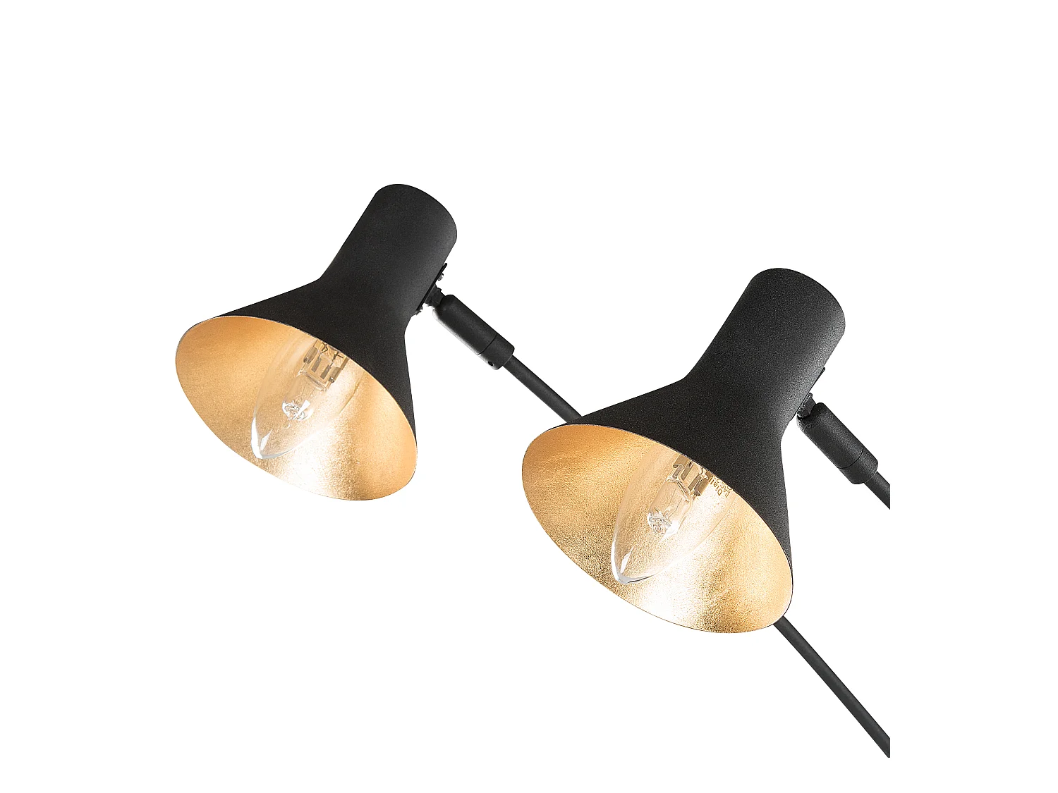 Lampadaire BARAGA Réglable Métal Noir