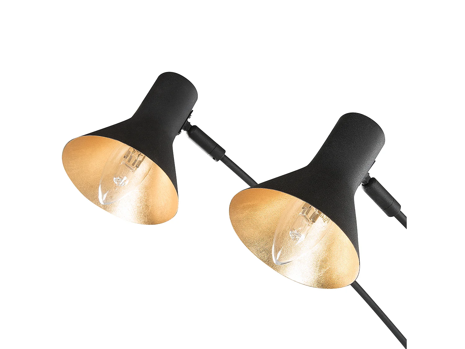 Lampadaire BARAGA Réglable Métal Noir