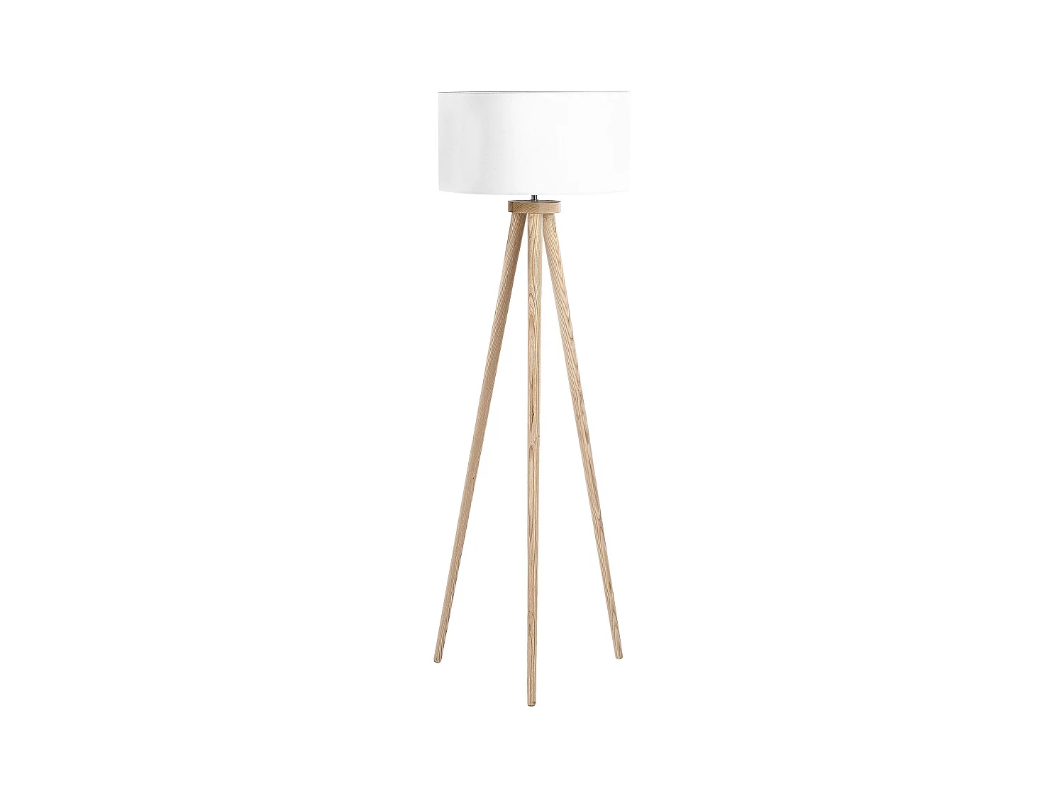 Lampa podłogowa NITRA Drewno Biały