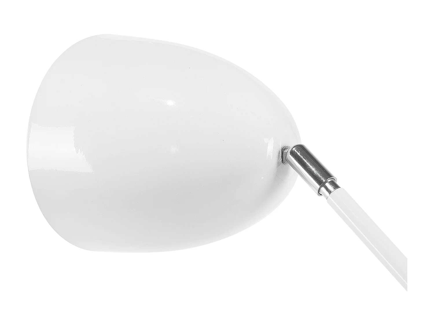 Lampadaire CHANZA Réglable Métal Blanc