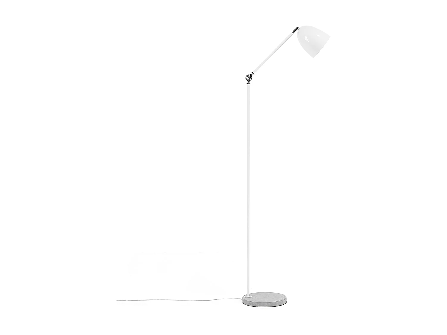 Lampadaire CHANZA Réglable Métal Blanc