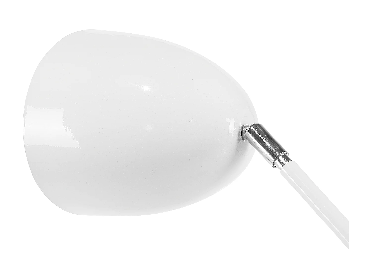 Lampadaire CHANZA Réglable Métal Blanc