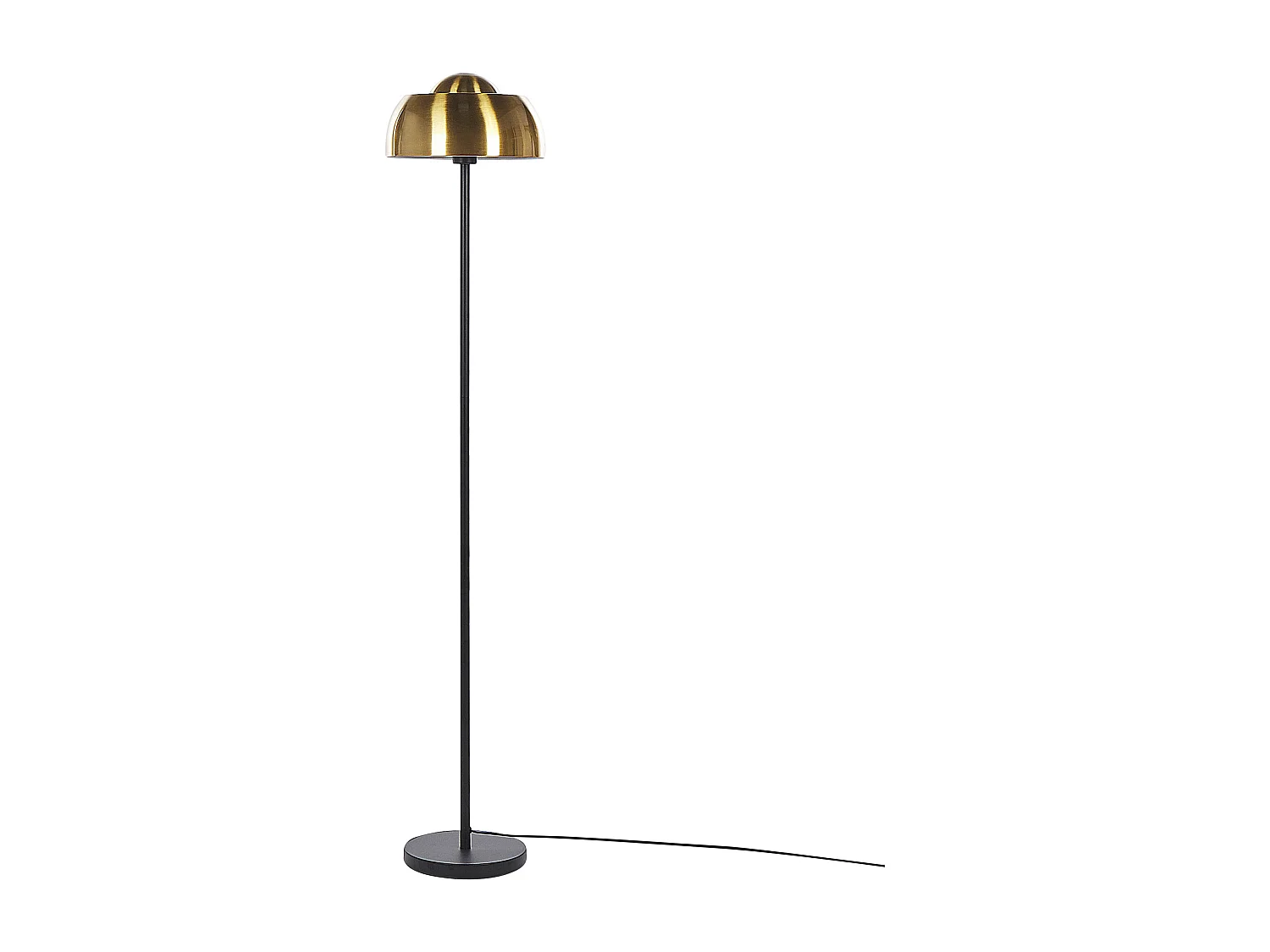 Lampadaire SENETTE Métal Noir/doré