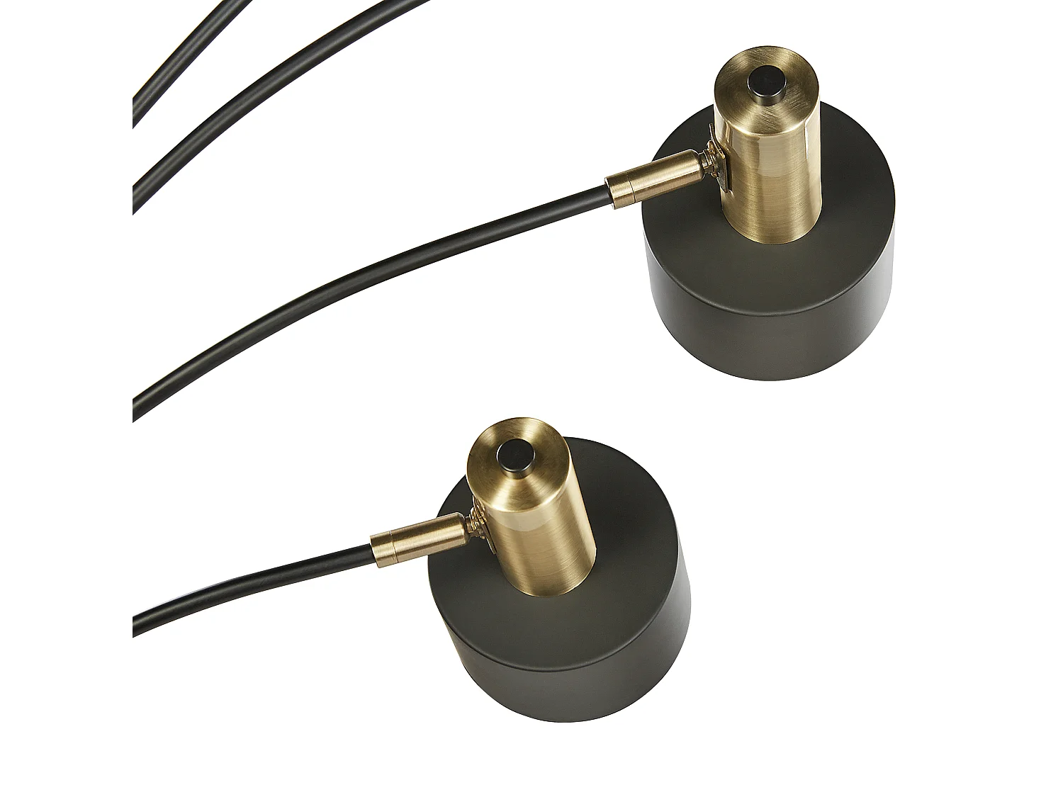 Lampadaire ANBESA Réglable Métal Noir