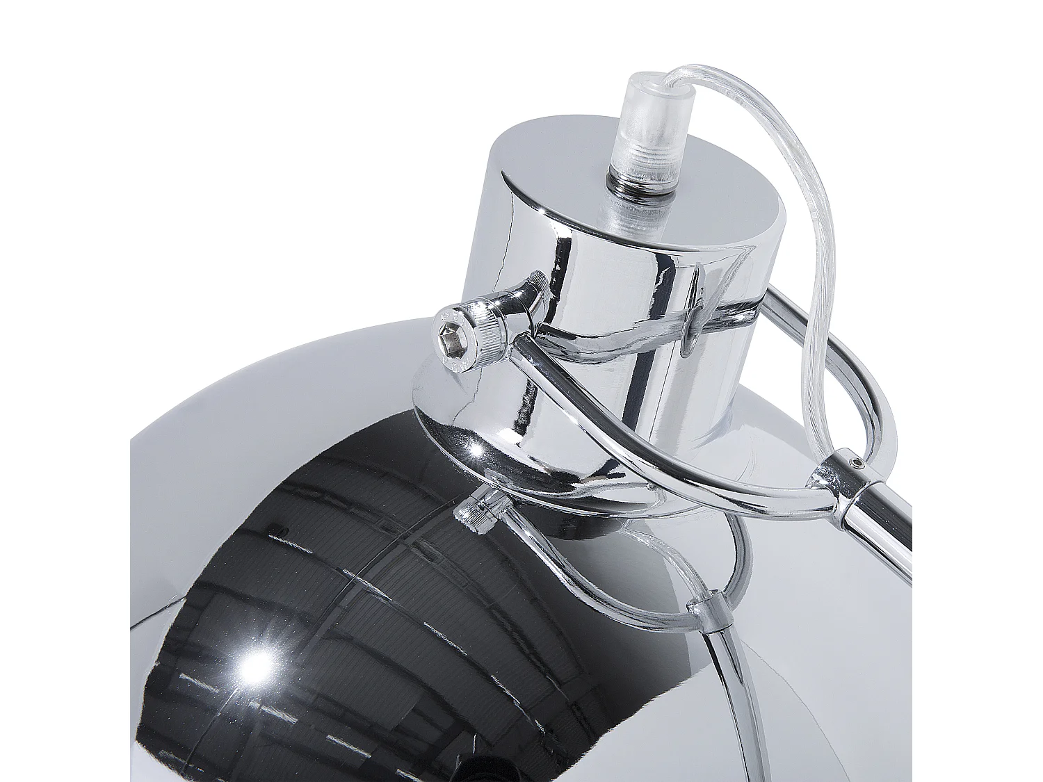 Lampadaire DINTEL Métal Argenté