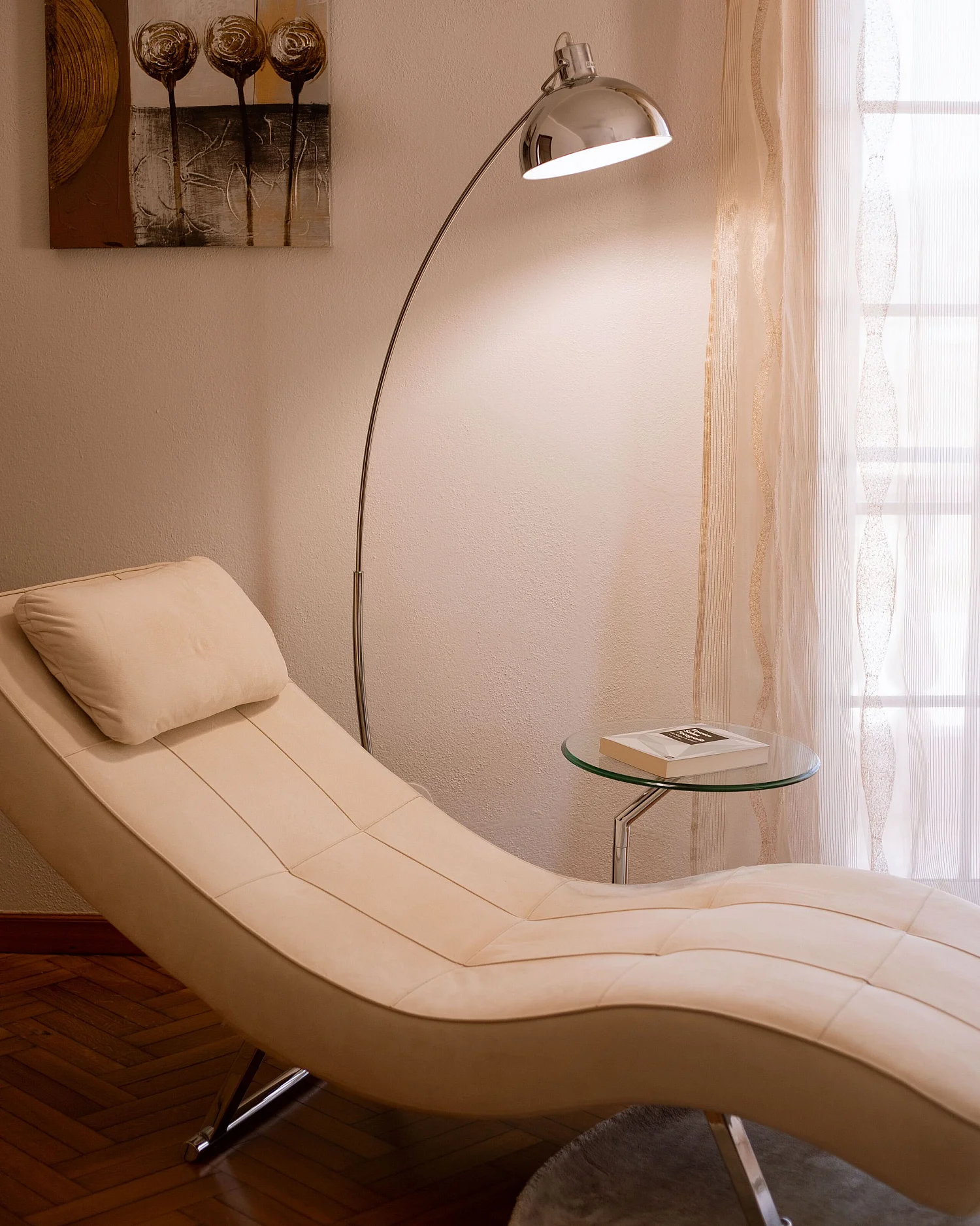 Staande lamp DINTEL Metaal Zilver