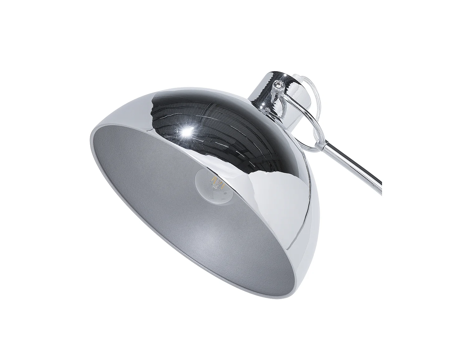 Staande lamp DINTEL Metaal Zilver