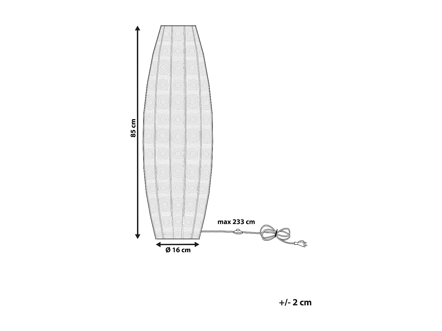 Lanterne de sol marocaine en métal argenté MARINGA