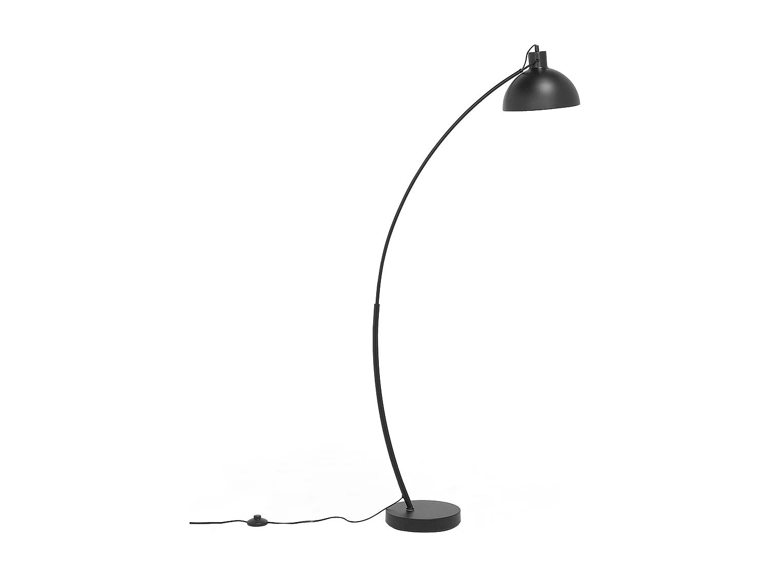 Staande lamp DINTEL Metaal Zwart