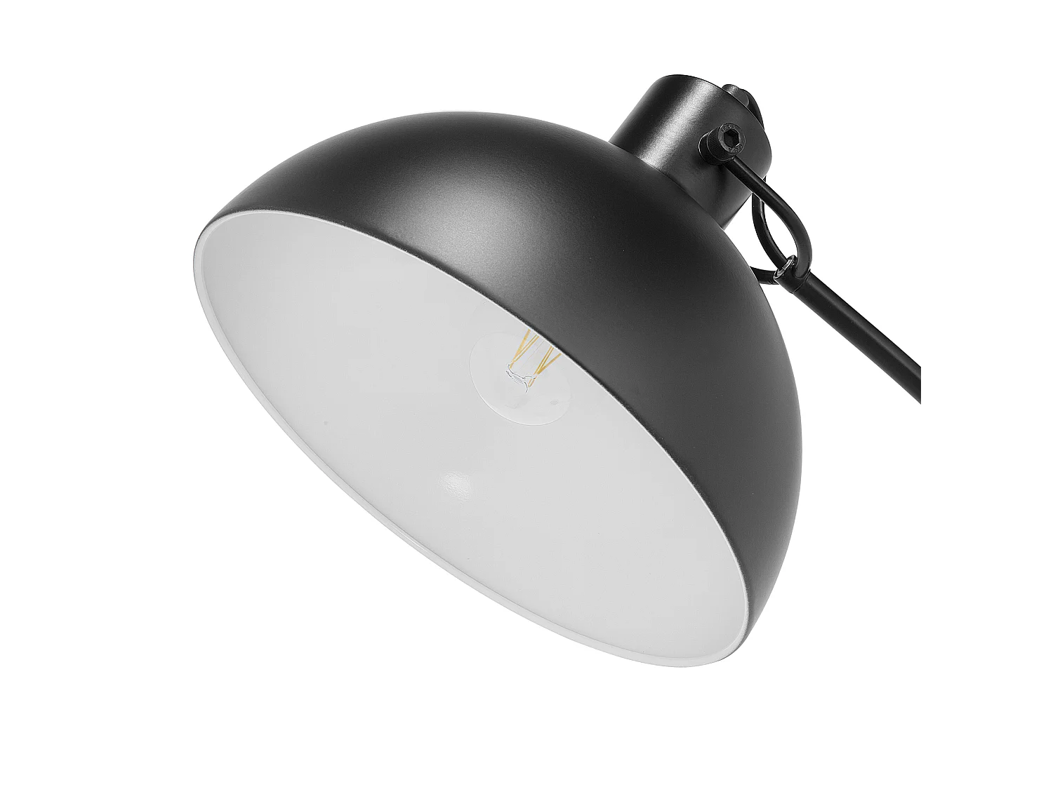 Lampadaire DINTEL Métal Noir