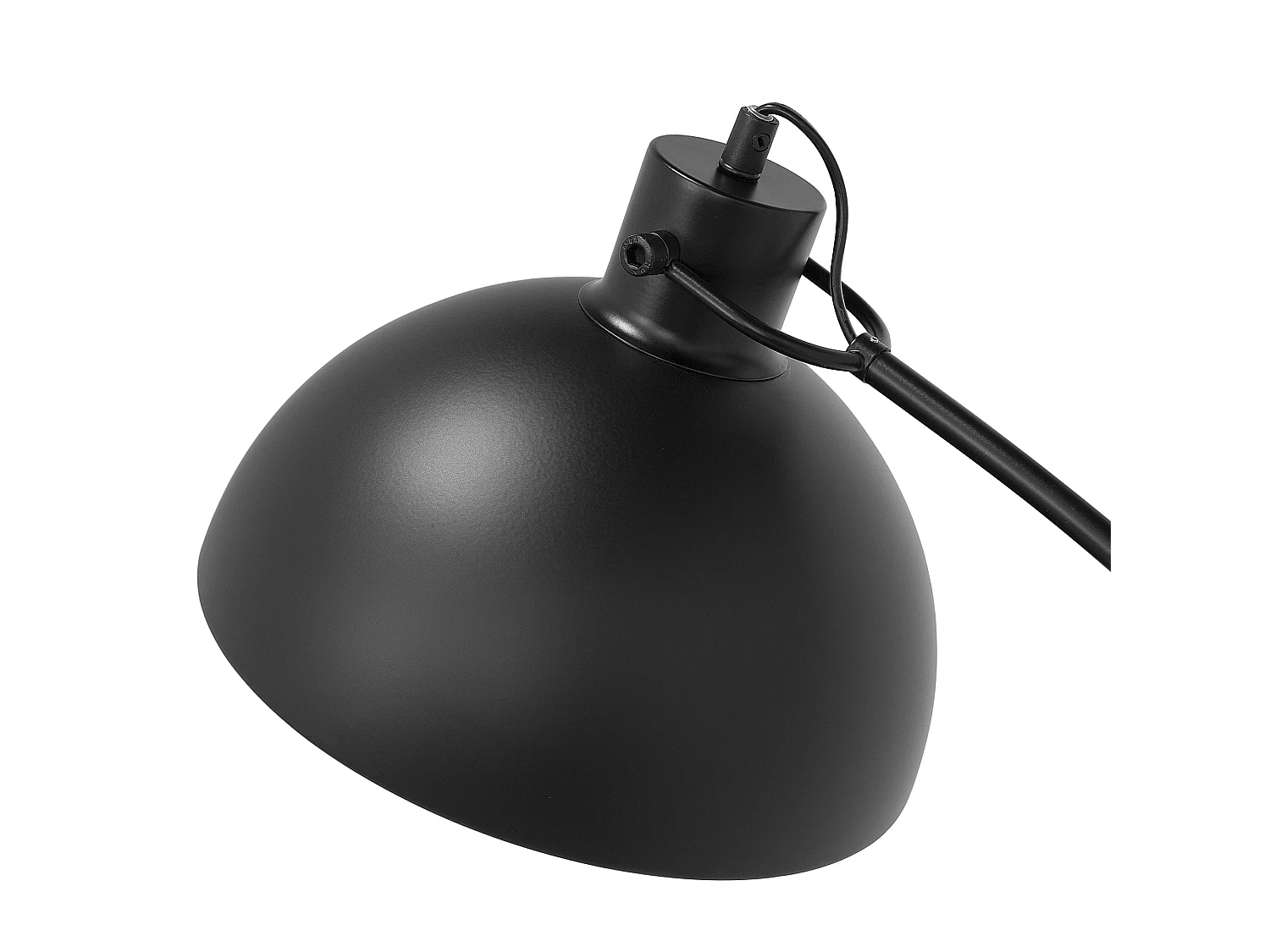 Lampadaire DINTEL Métal Noir