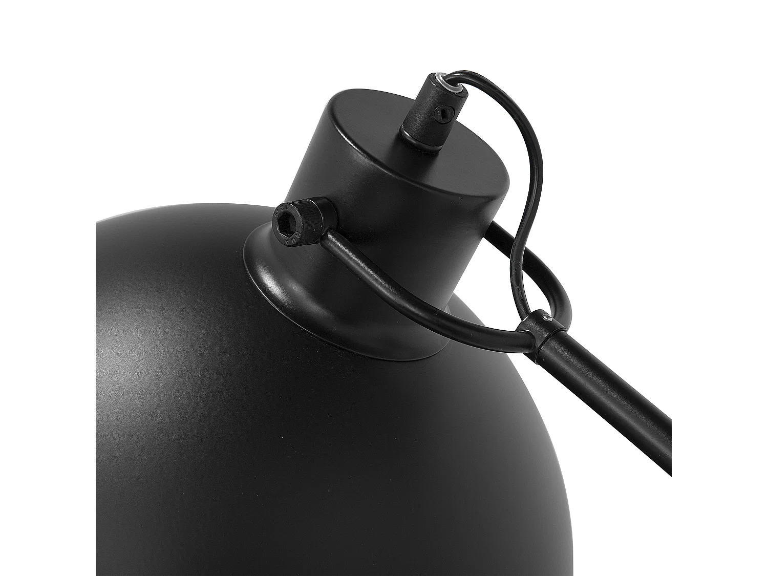 Lampadaire DINTEL Métal Noir