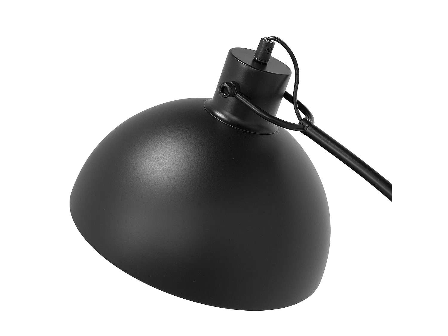 Staande lamp DINTEL Metaal Zwart