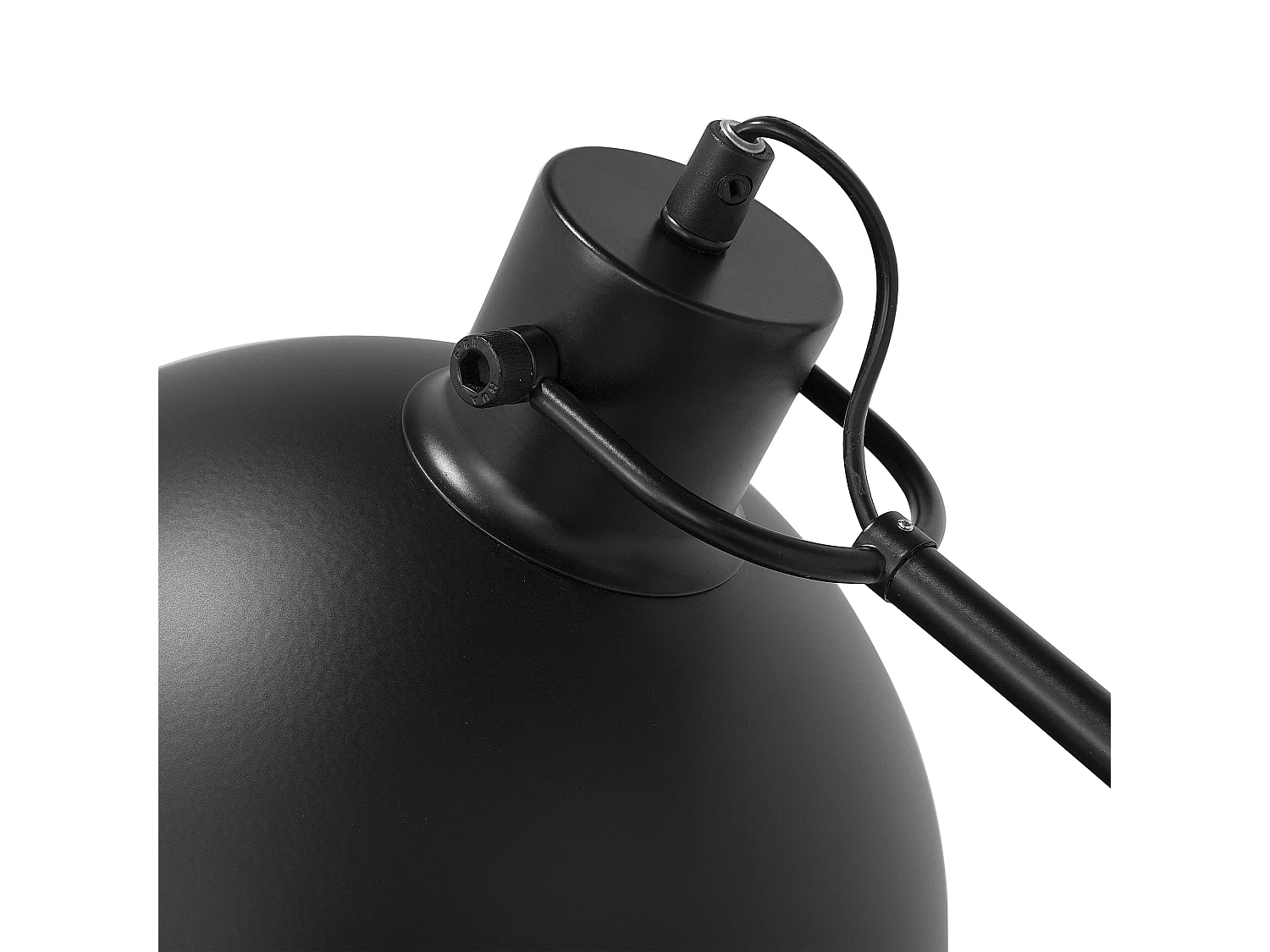 Staande lamp DINTEL Metaal Zwart