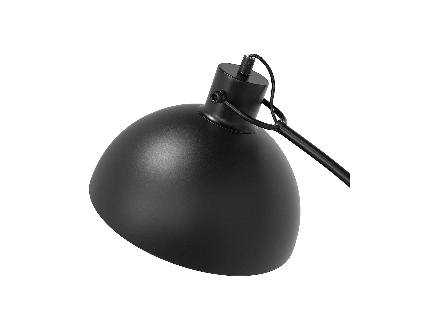 Staande lamp DINTEL Metaal Zwart