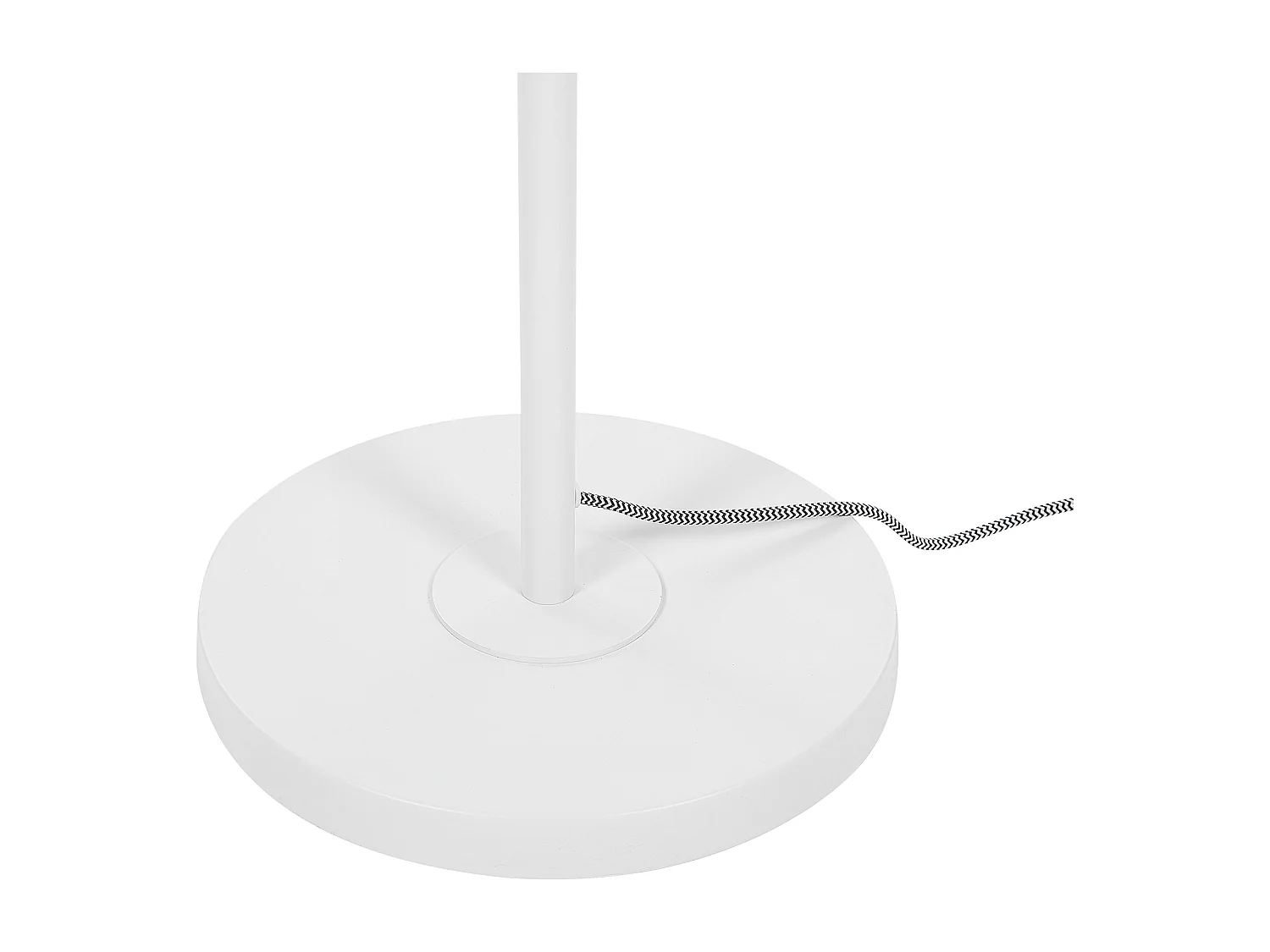 Candeeiro de pé TYRIA Ajustável Metal Branco