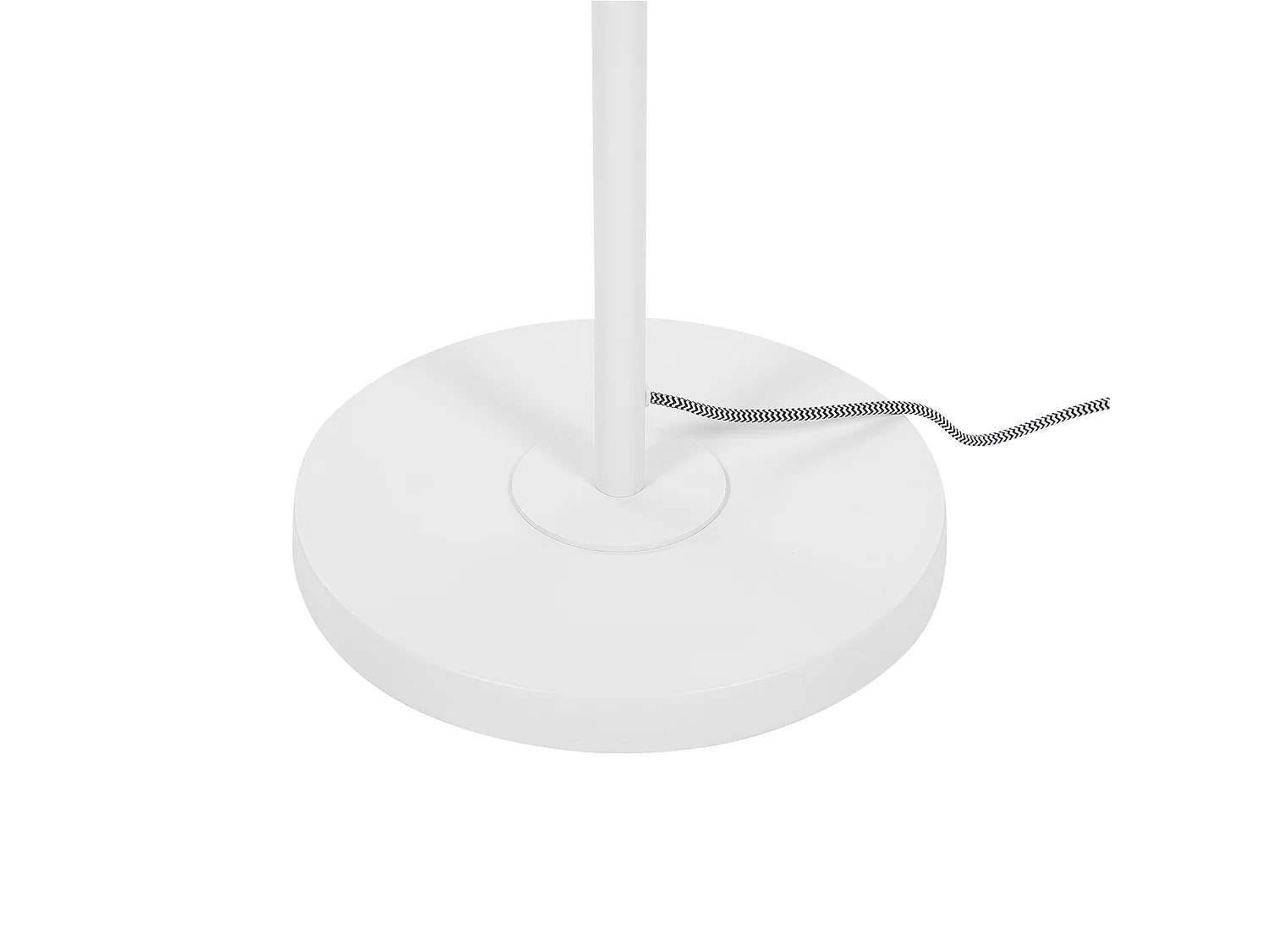 Candeeiro de pé TYRIA Ajustável Metal Branco