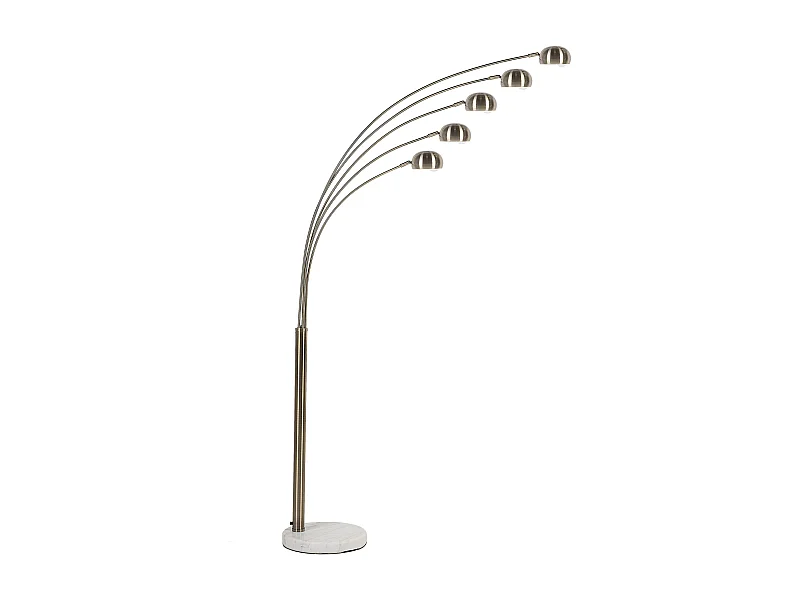 Elegante Stehlampe aus goldenem Metall im Vintage-Stil 210 cm Flinders