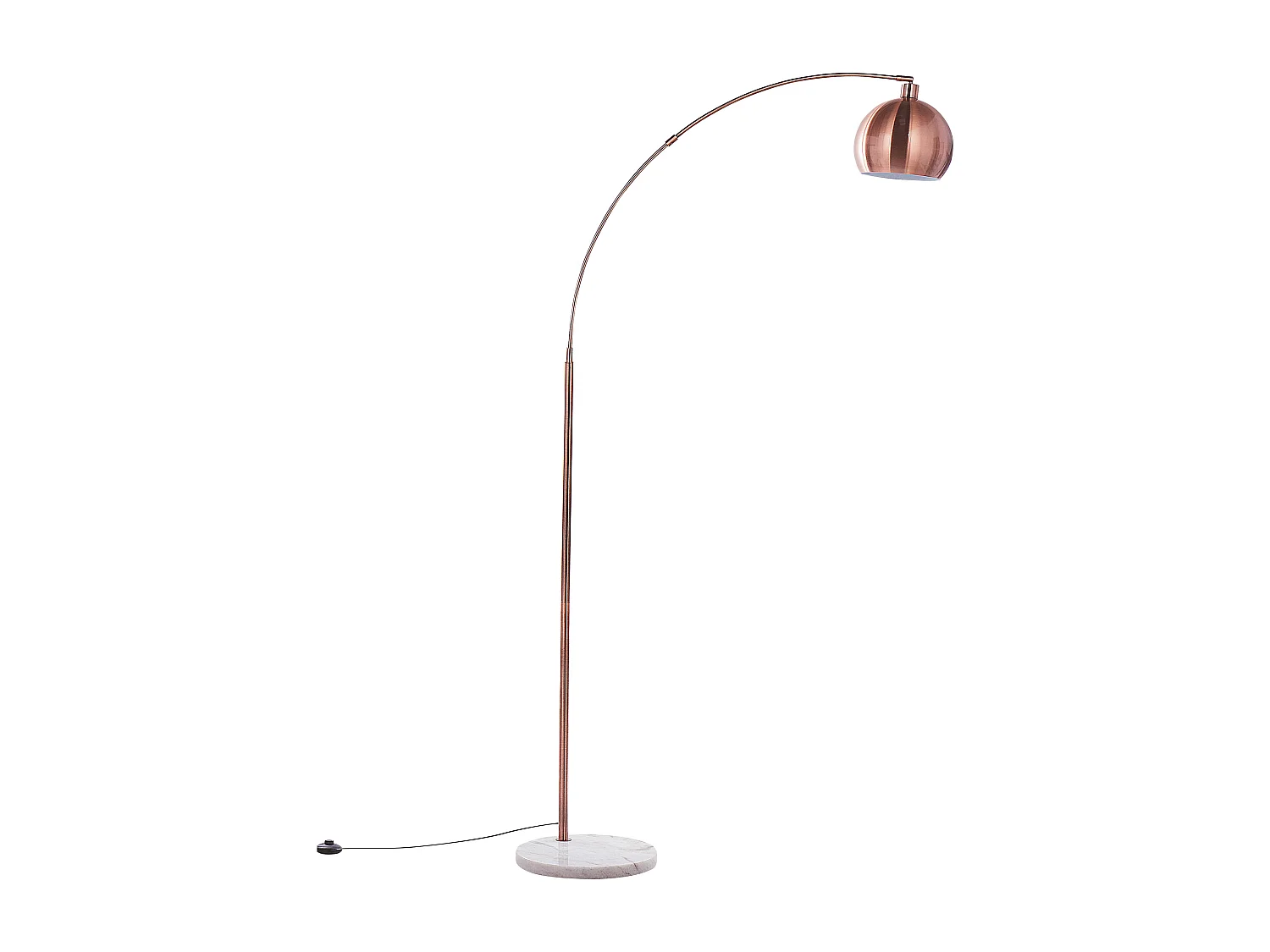 Lampadaire cuivré en métal PAROO