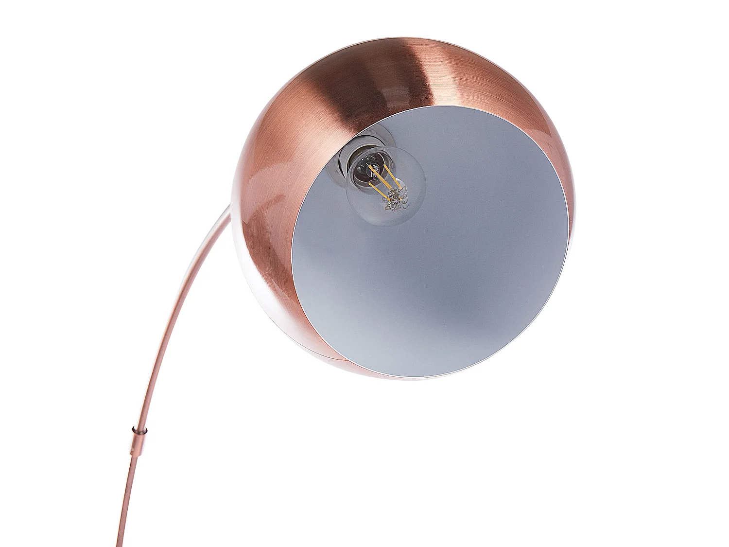 Lampadaire cuivré en métal PAROO