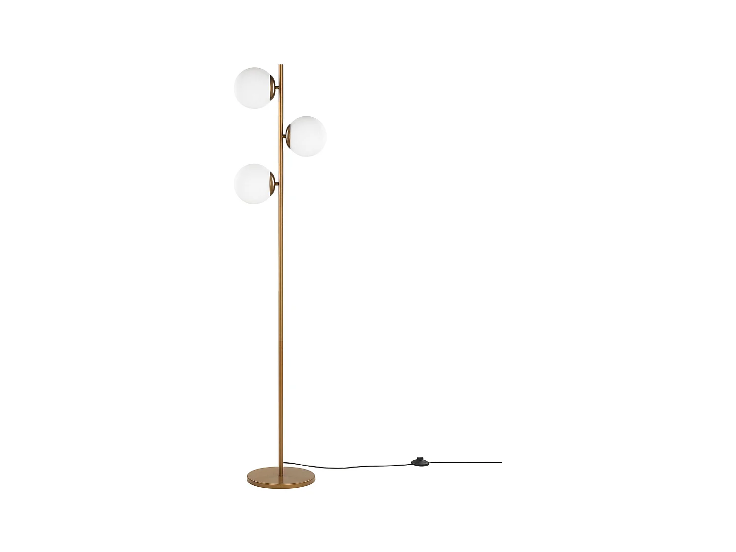 Candeeiro de pé WADI Metal Dourado