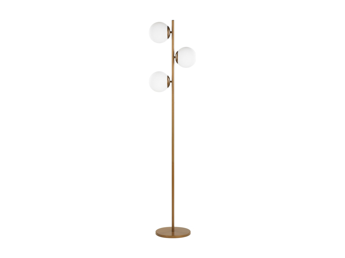vente unique Lampadaire WADI Métal Doré