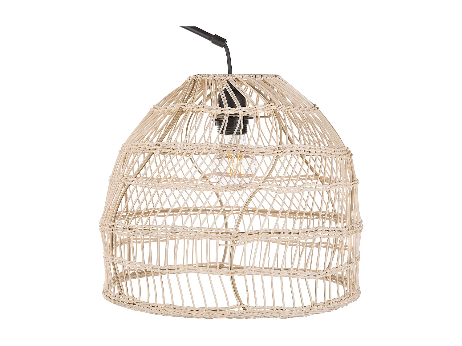 Lampada da pavimento GUAVIARE Rattan Beige