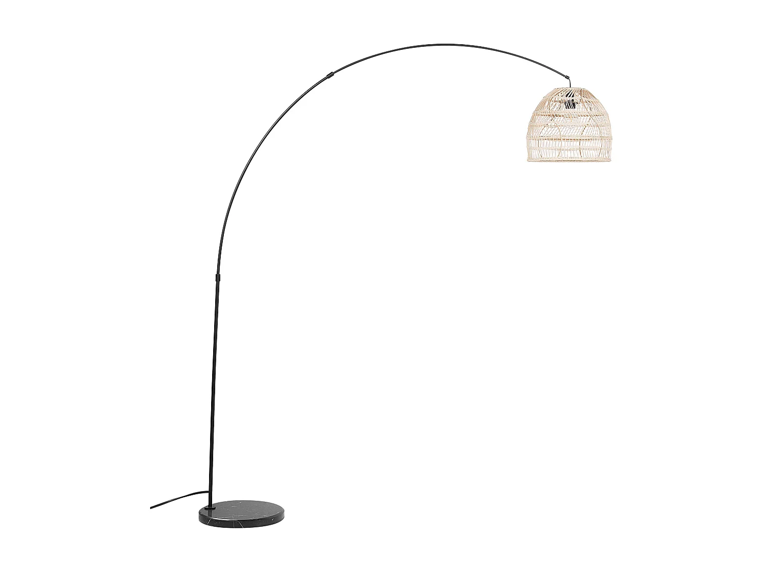Lampada da pavimento GUAVIARE Rattan Beige