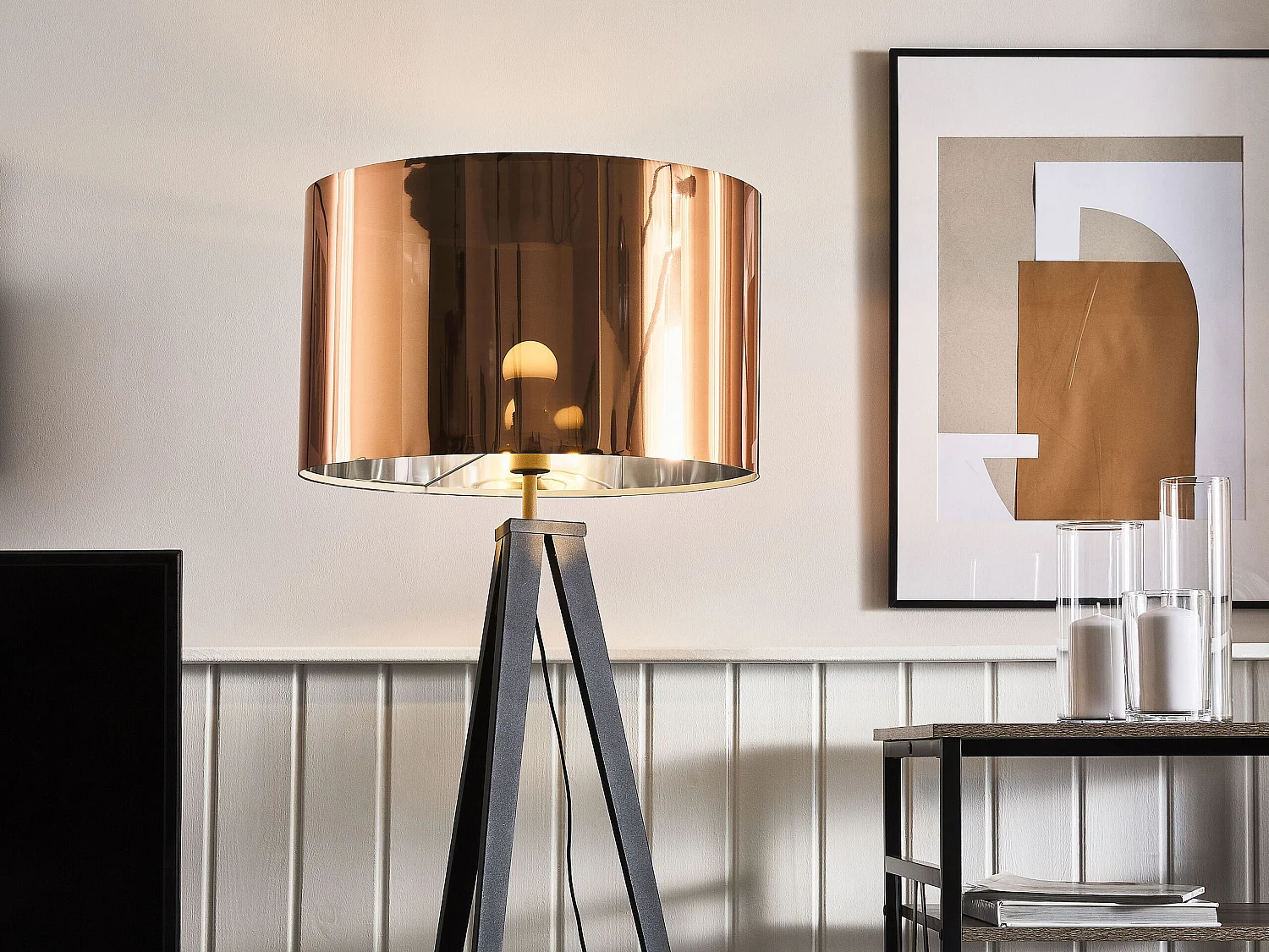 Lampadaire STILETTO Métal Cuivré