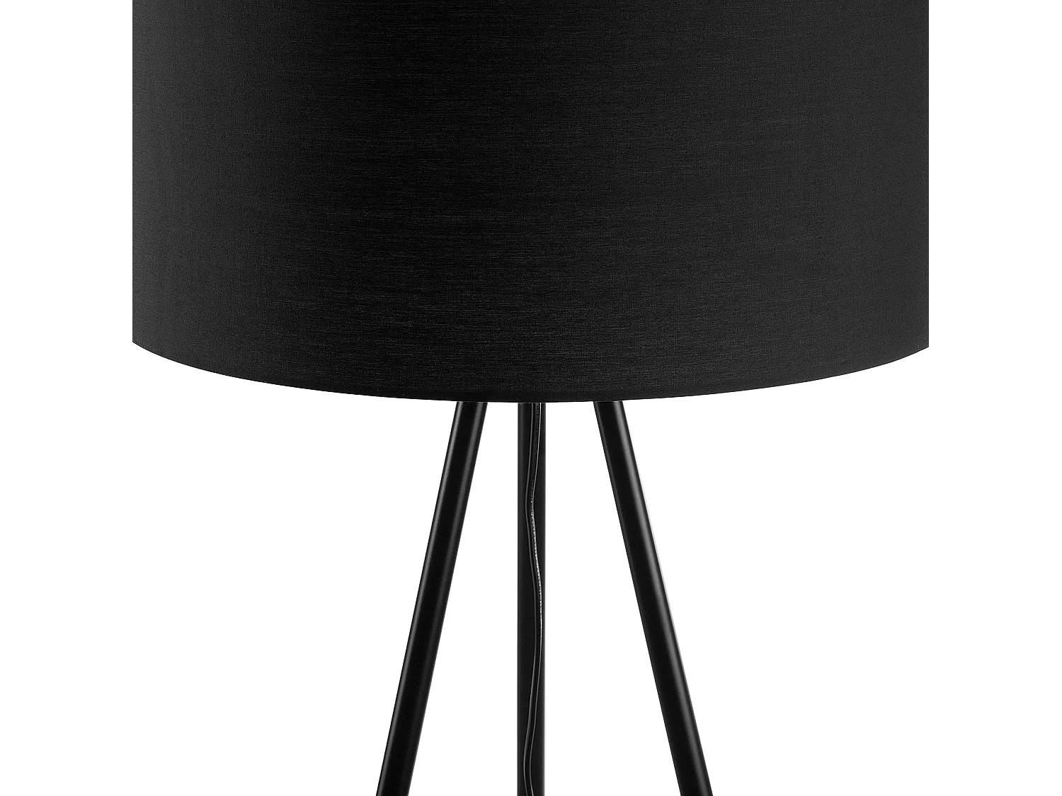 Lampadaire noir à trépied TOBOL