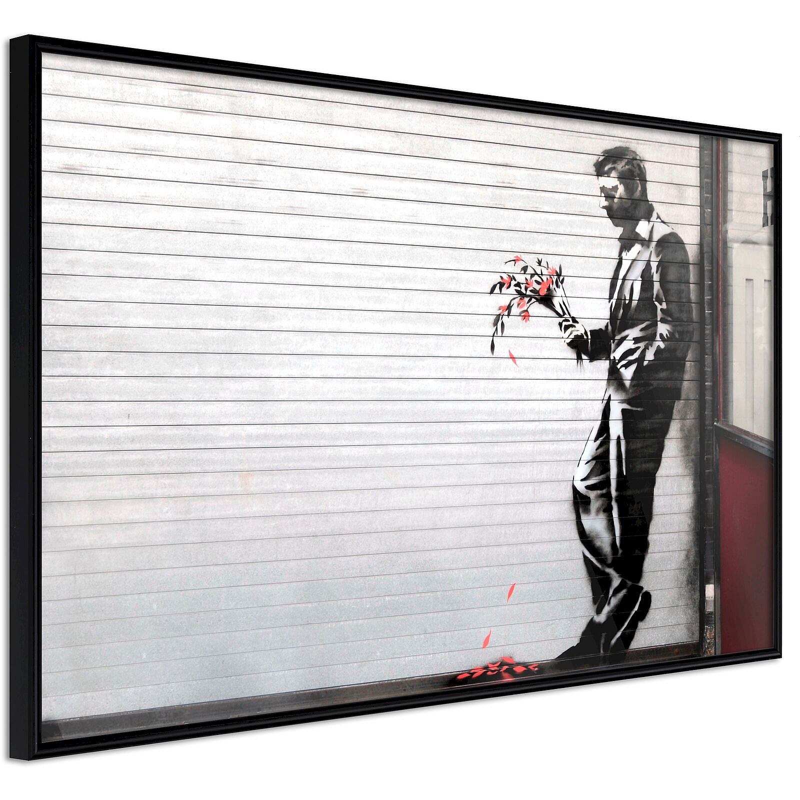 Images sur toile sur cadre 80 x 60 cm banksy pret a accrocher 4171