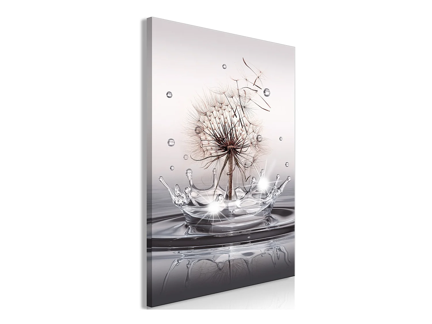 Tableau Gouttes de vent (1 partie) Vertical - 60 x 90 cm