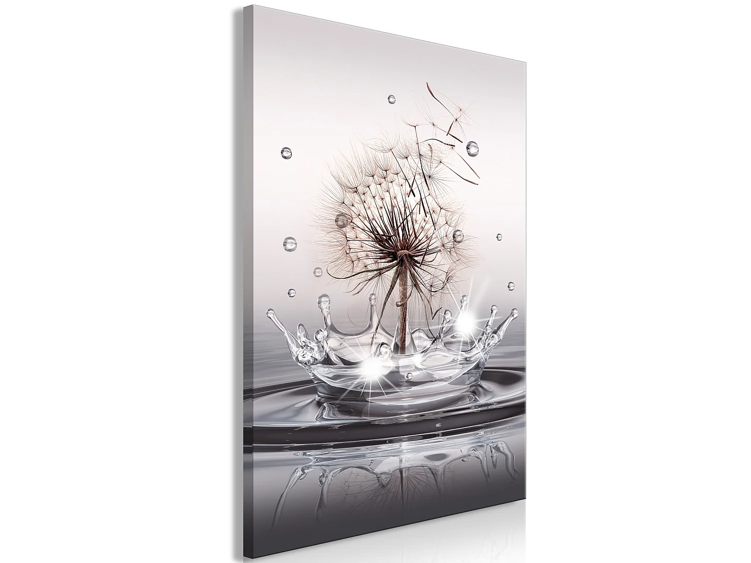 Tableau Gouttes de vent (1 partie) Vertical - 60 x 90 cm