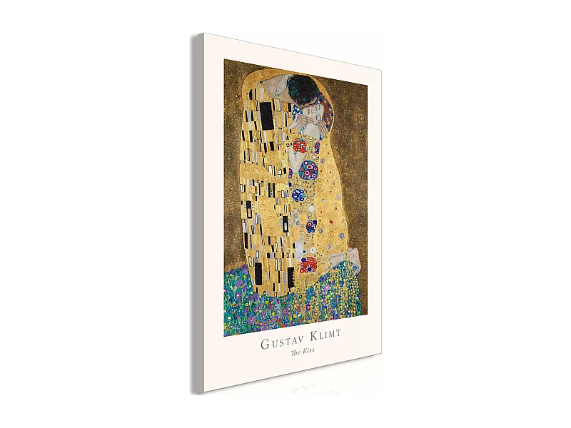 Tableau Gustav Klimt The Kiss Vertical - 80 x 120 cm