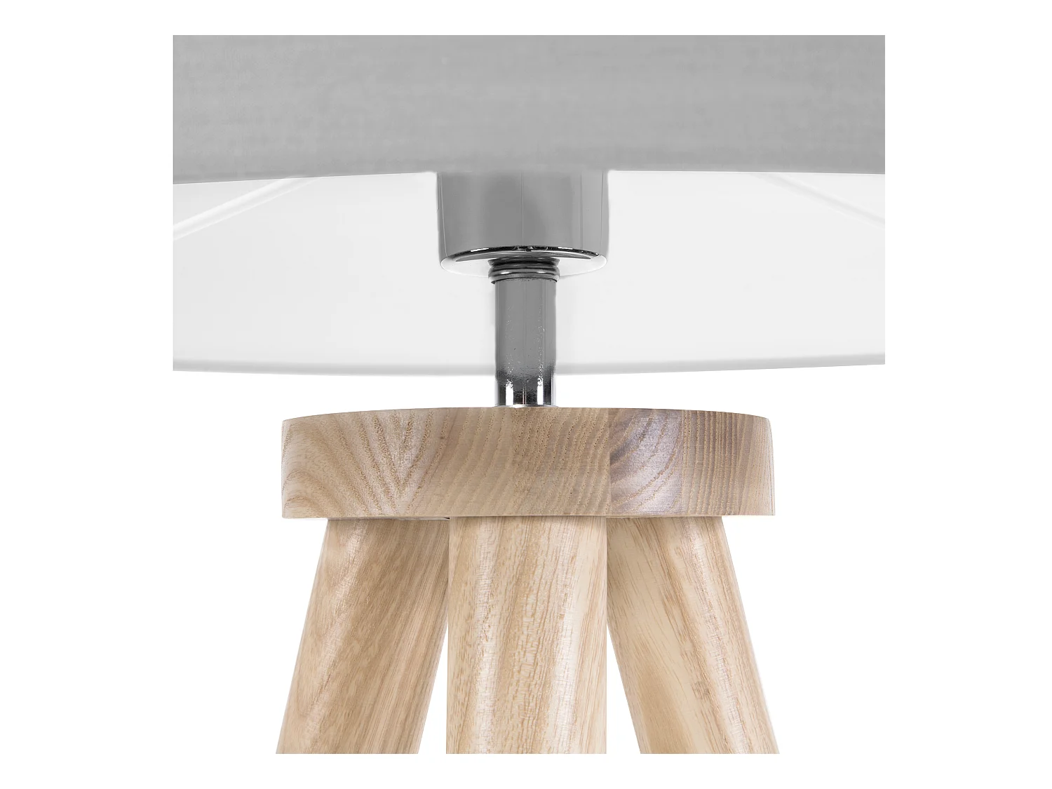 Lampada da pavimento NITRA Legno Grigio