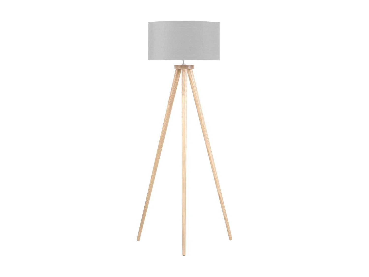 Staande lamp NITRA Eikenhout Grijs