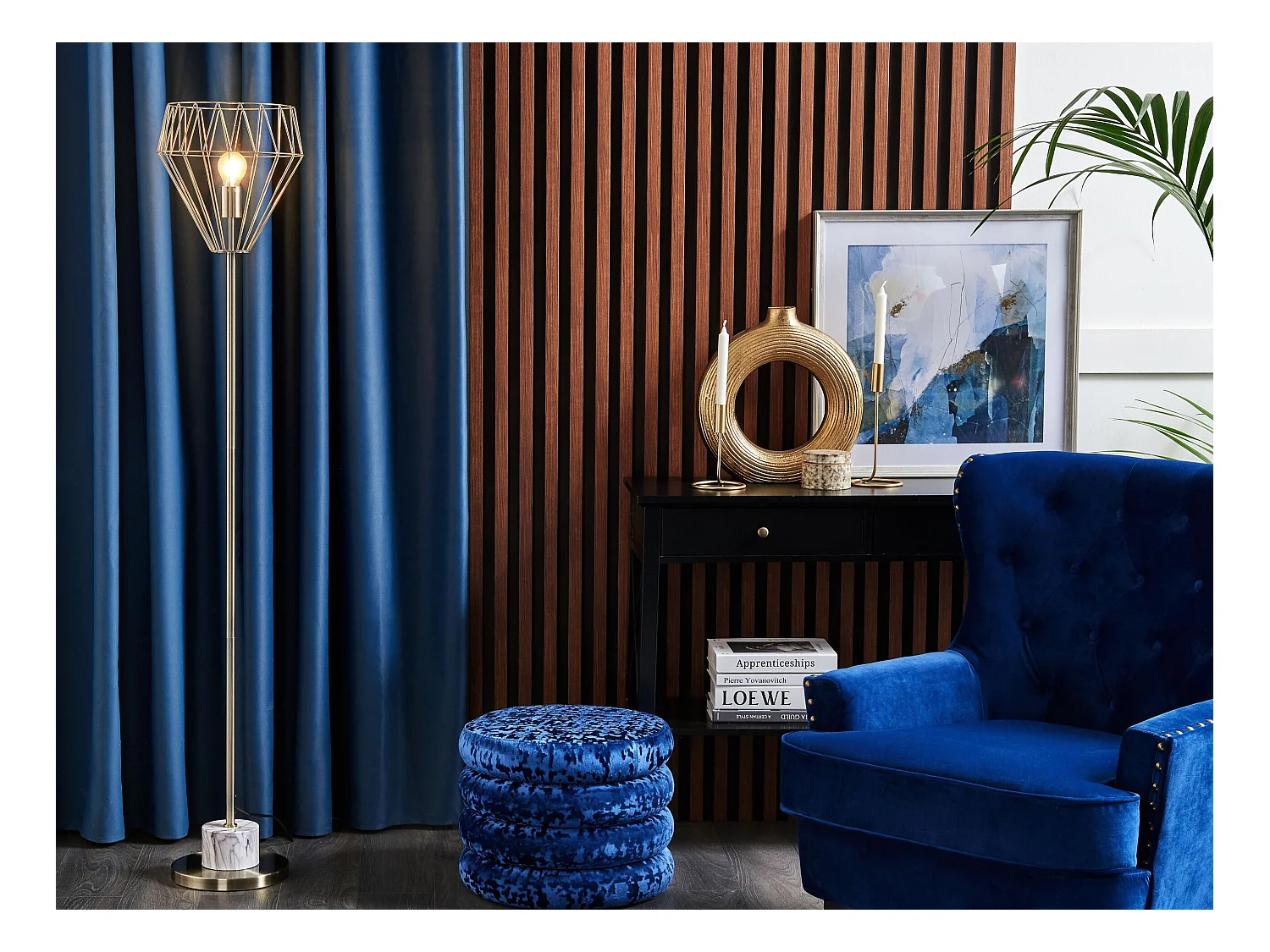 Staande lamp MOONI Metaal Messing