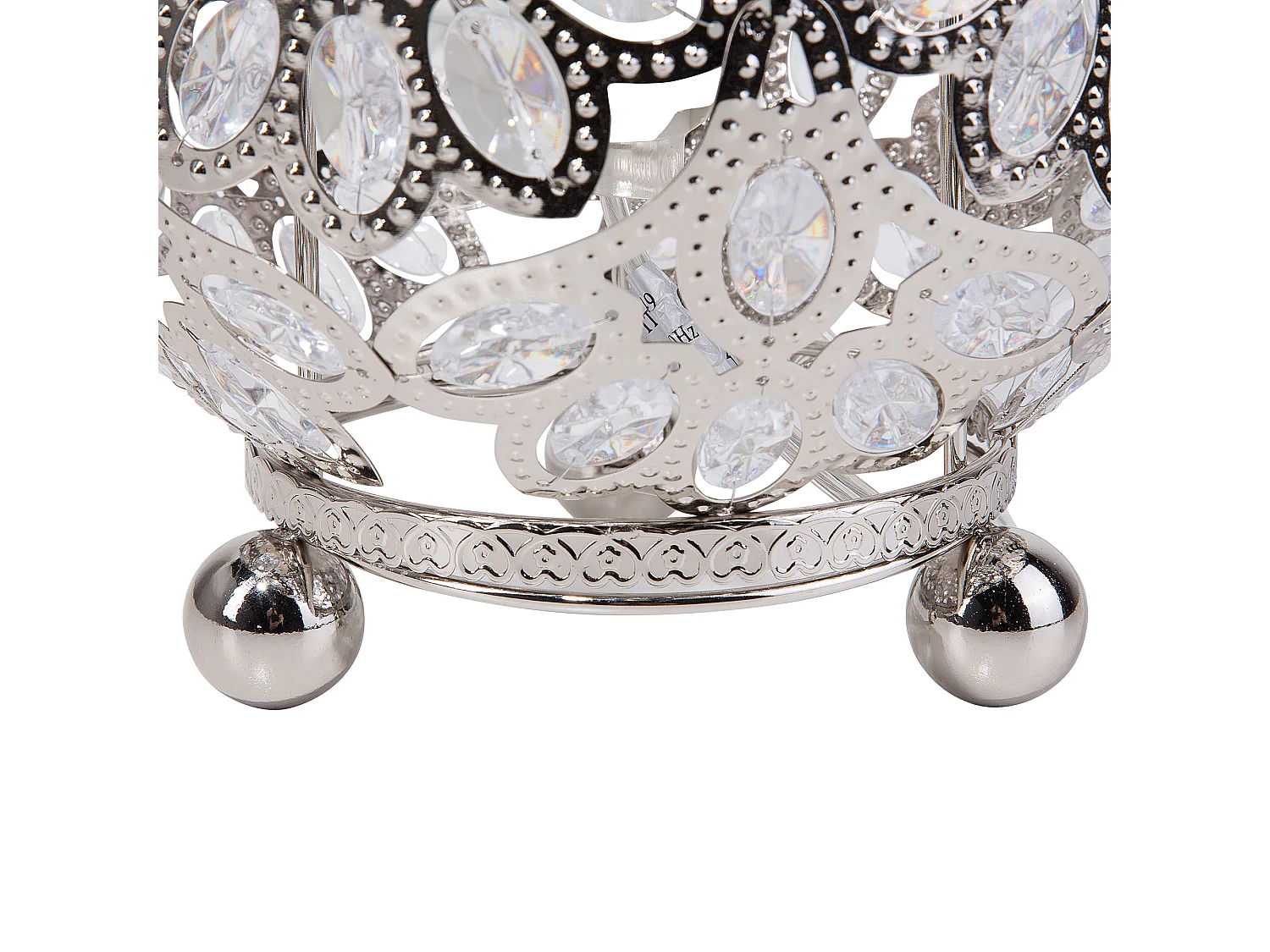 Stehleuchte Metall silber Laternenform marokkanisch orientalisch Blumen Volta