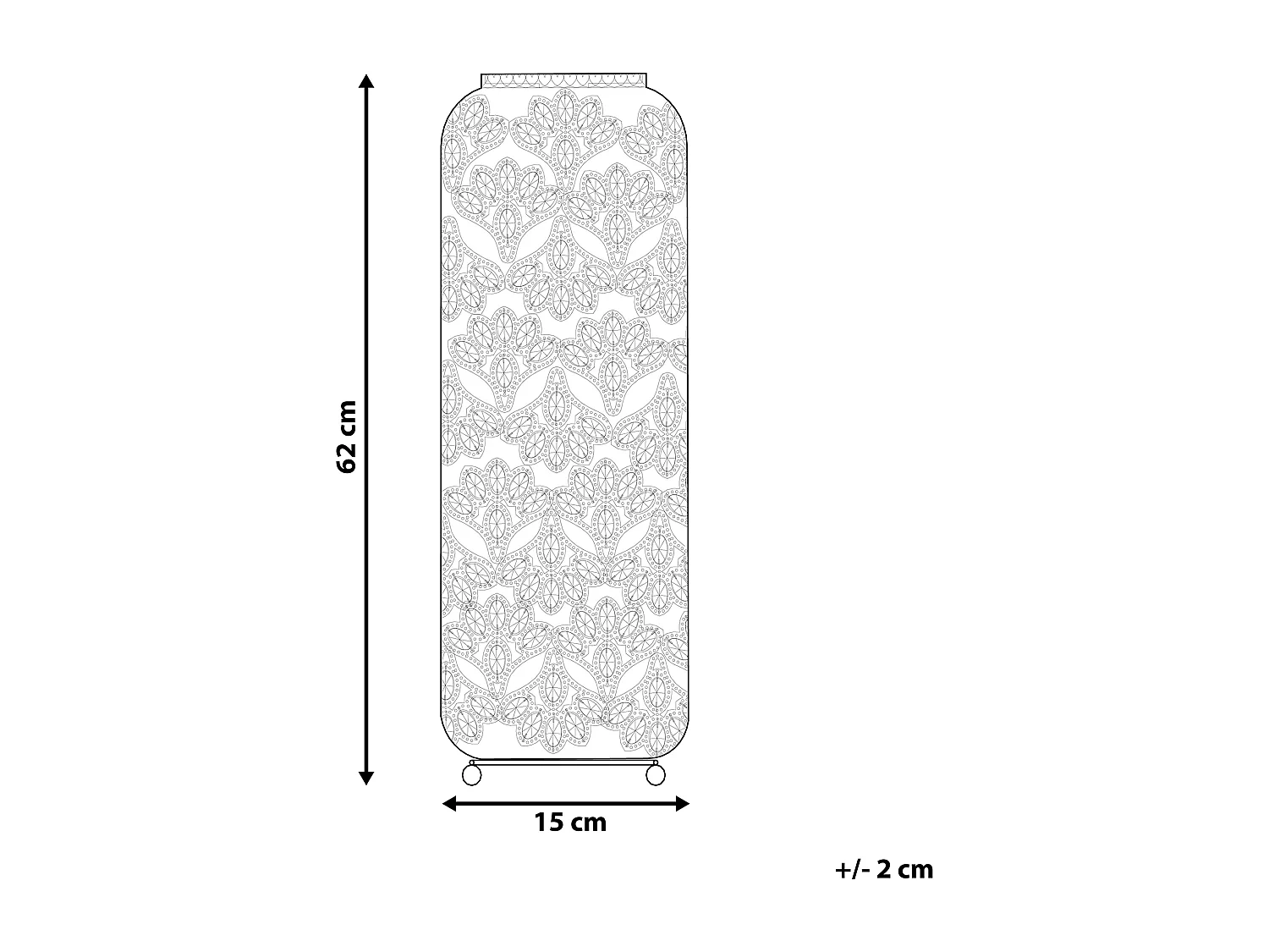 Lampadaire VOLTA Métal Argenté