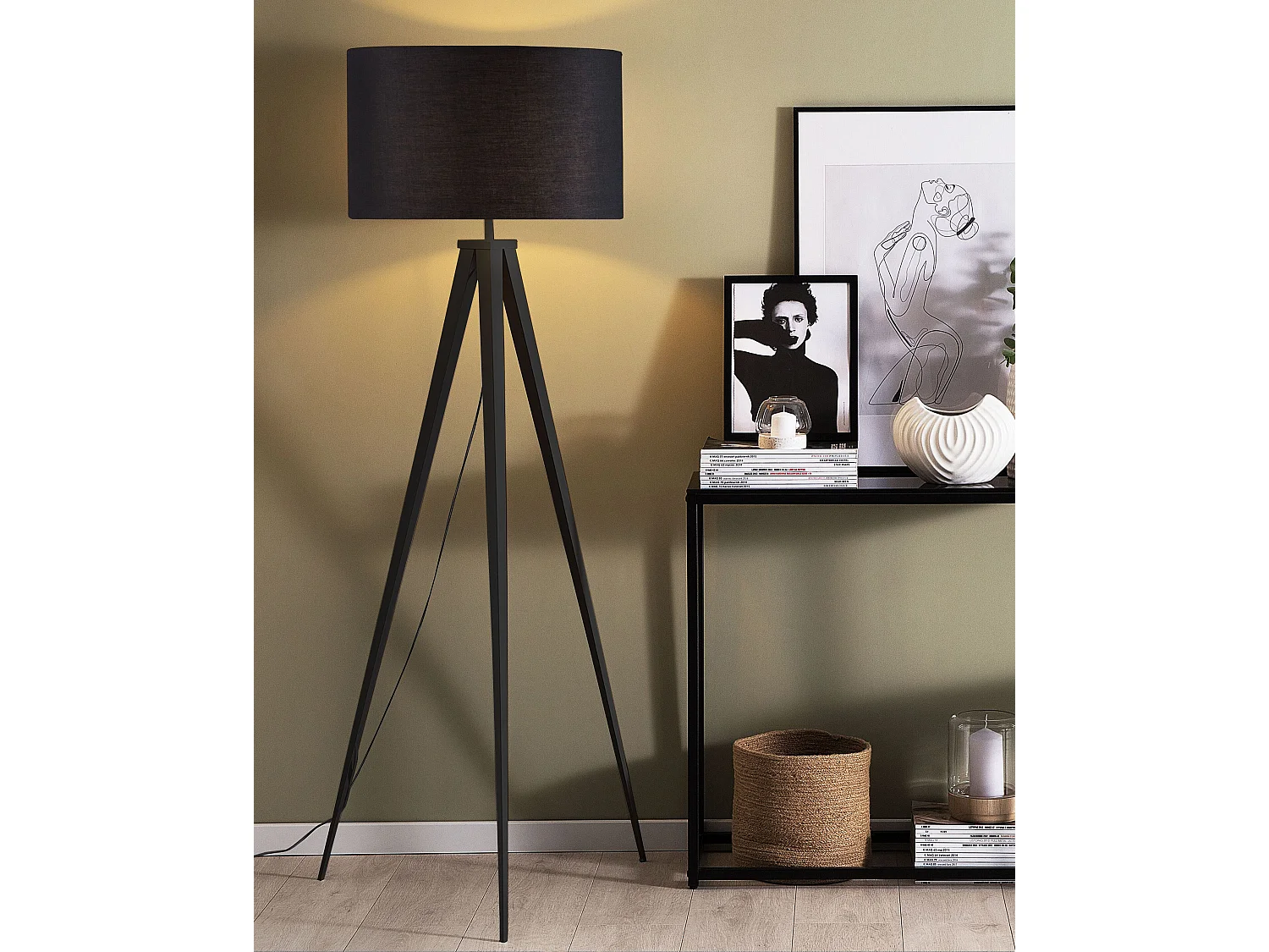 Lampadaire STILETTO Métal Noir