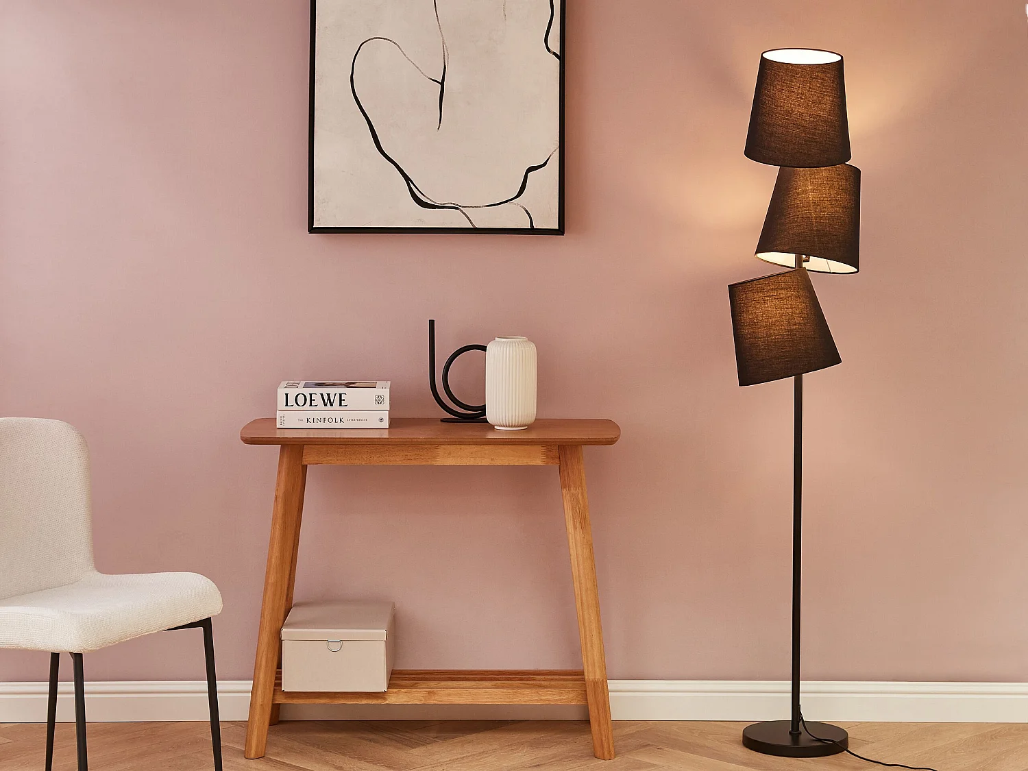 Stehlampe RIO GRANDE Metall Schwarz