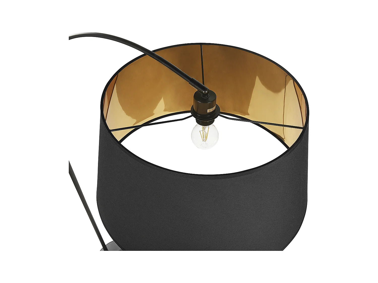 Stehlampe YABUS Metall Schwarz