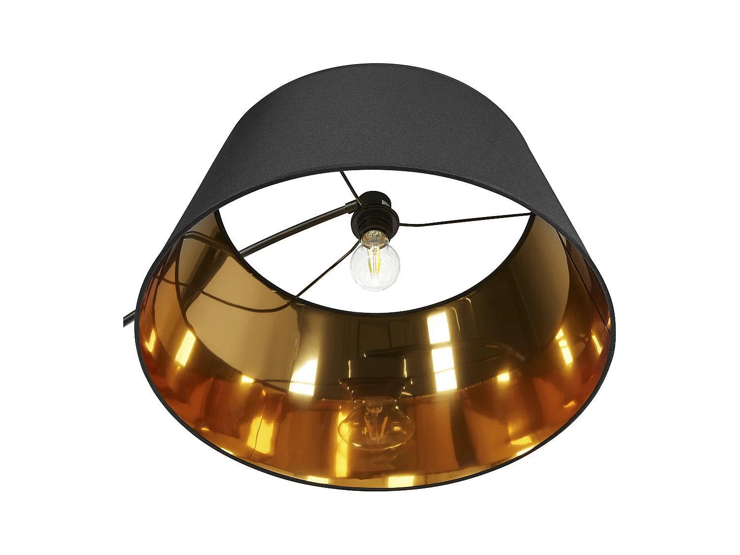 Stehlampe YABUS Metall Schwarz