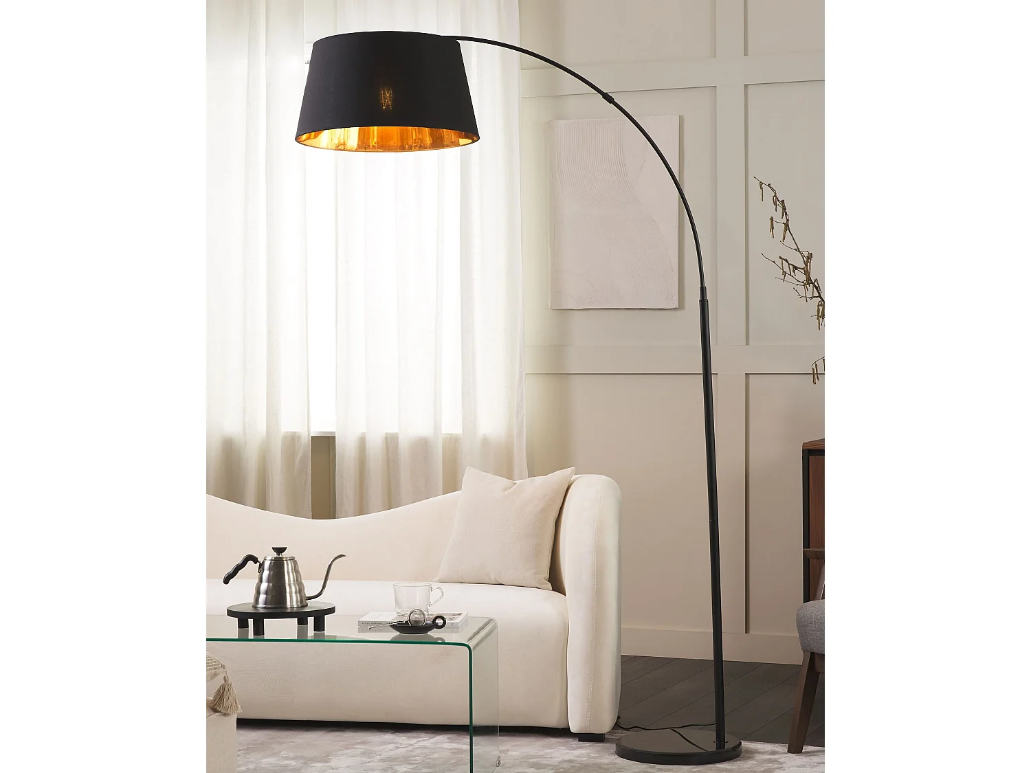 Staande lamp YABUS Metaal Zwart