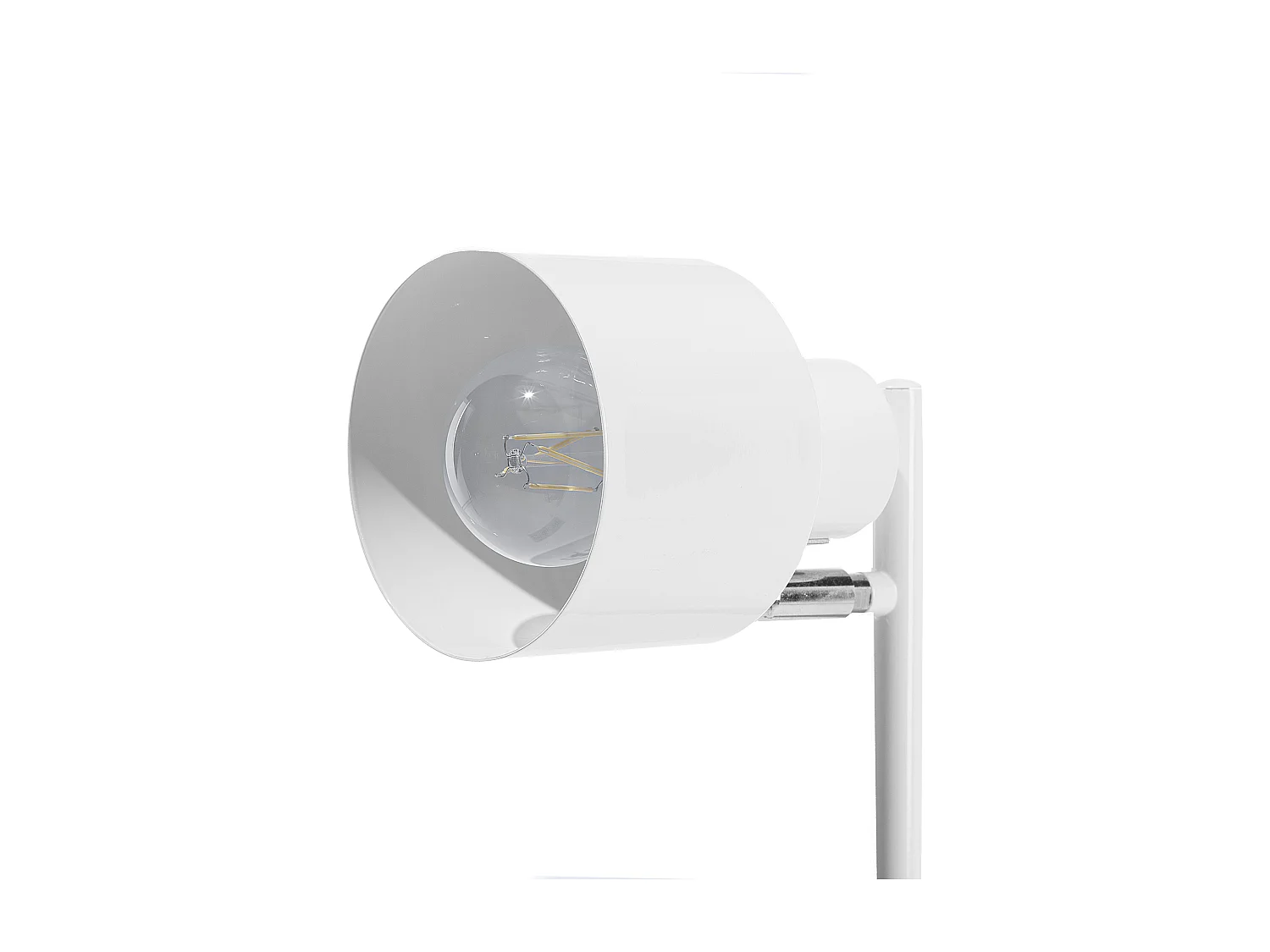 Lampadaire CORBONES Réglable Métal Blanc