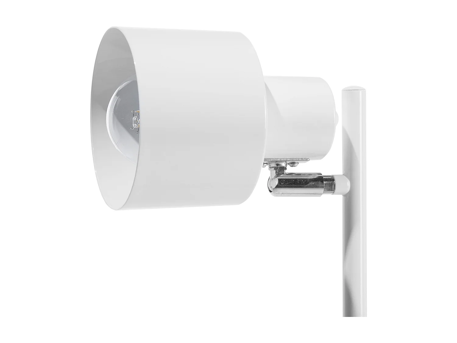 Staande lamp CORBONES Verstelbaar Metaal Wit