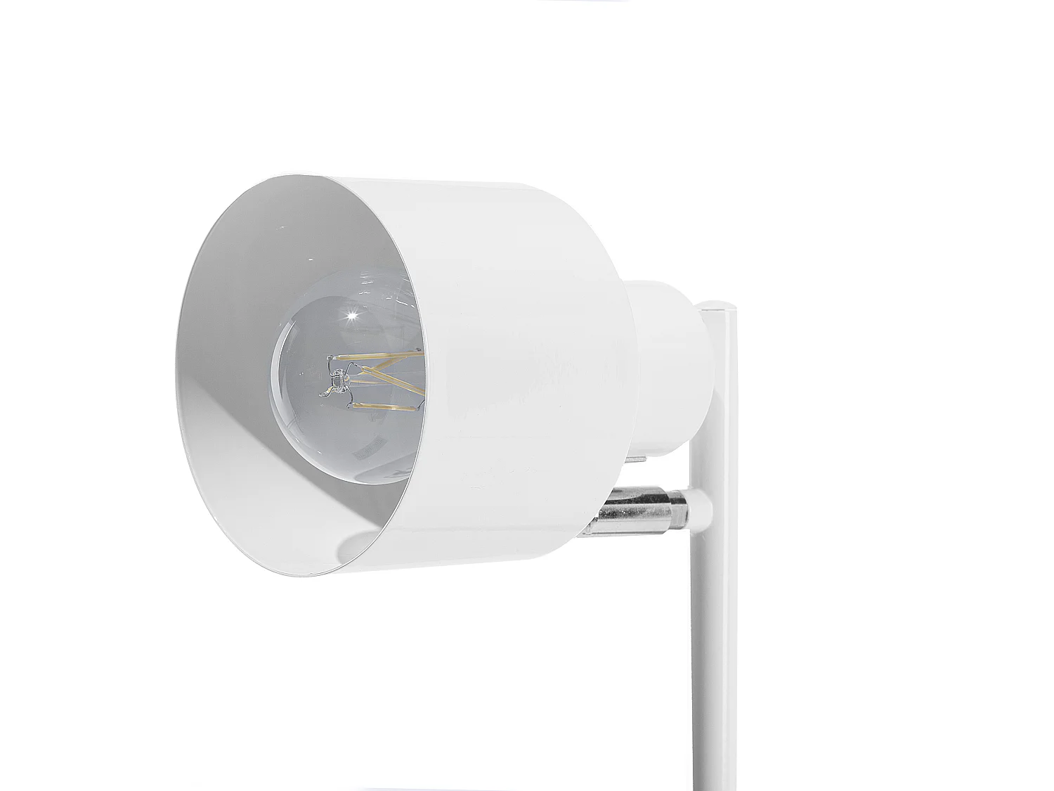 Lampadaire CORBONES Réglable Métal Blanc