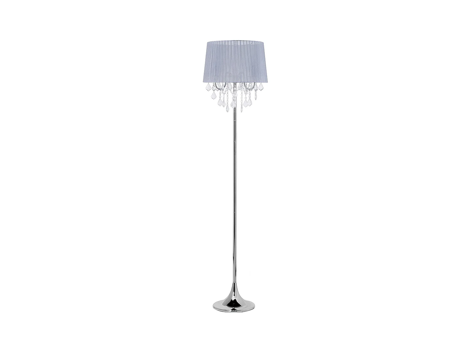 Lampadaire EVANS Métal Gris clair