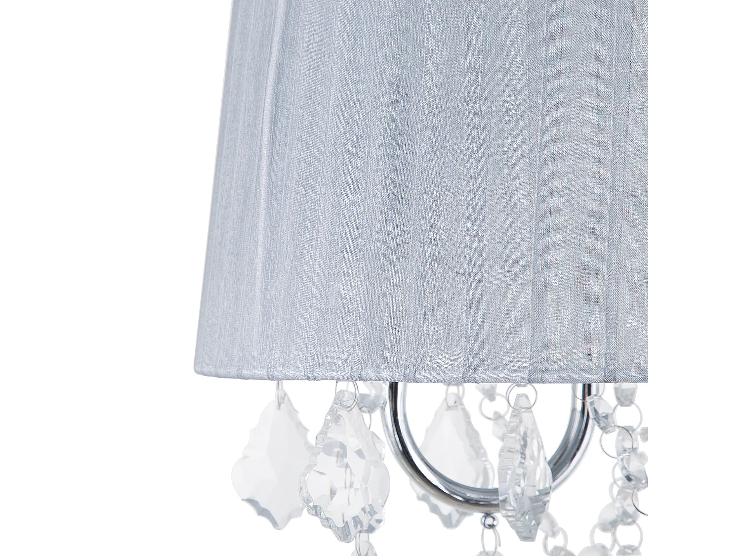 Lampada da pavimento EVANS Metallo Grigio chiaro