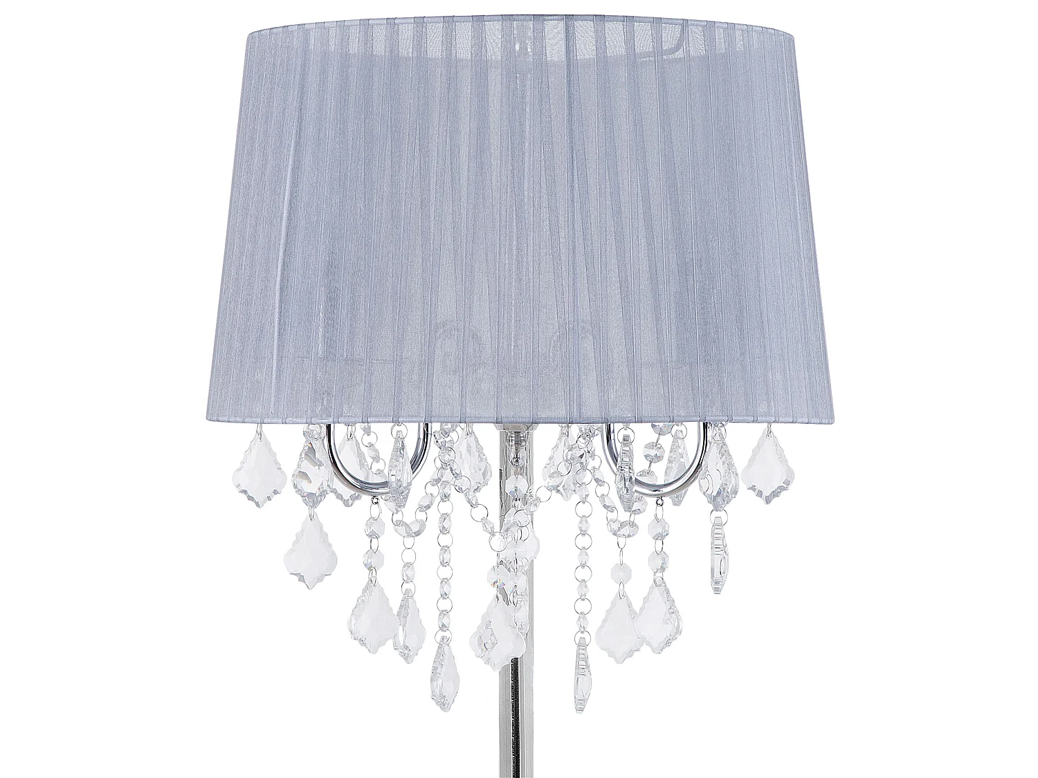 Lampadaire EVANS Métal Gris clair